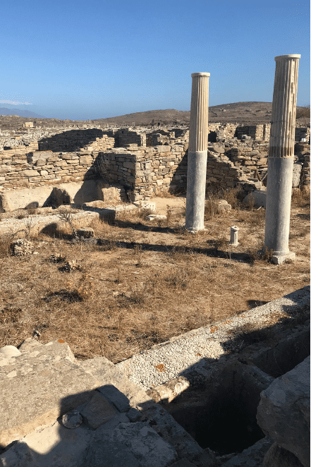 Outdoor shower Ancient Greece