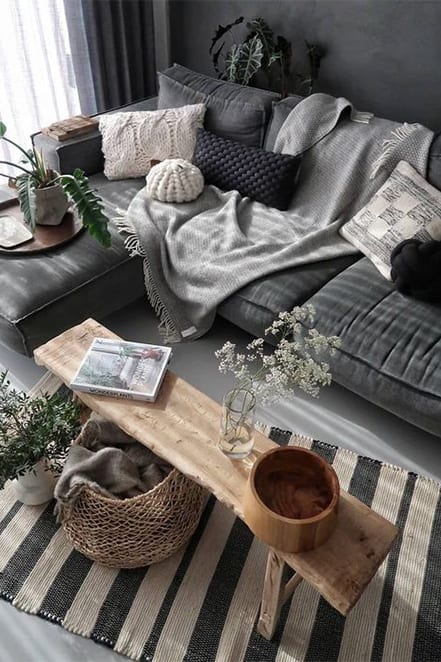 gray sofa