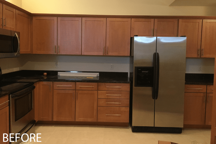 kitchen "before" shot