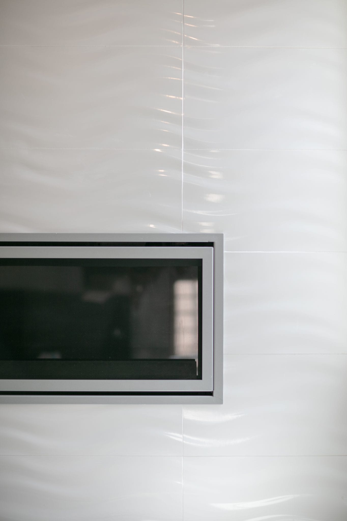 white walls in kitchen