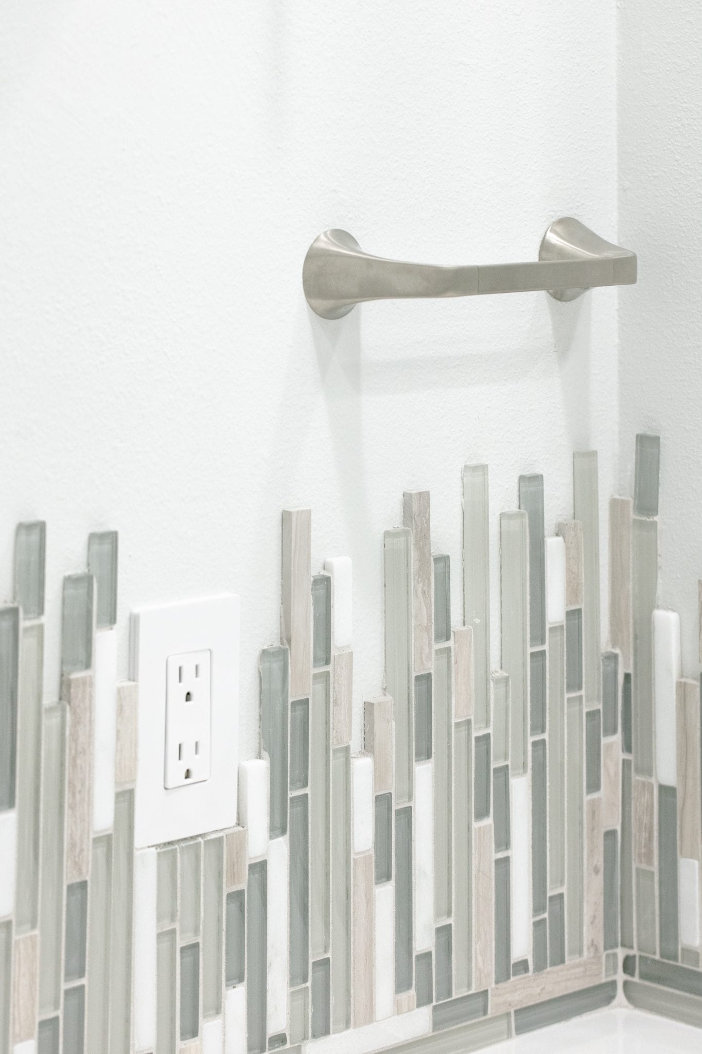 white shower