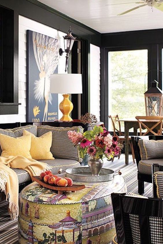 colorful living space
