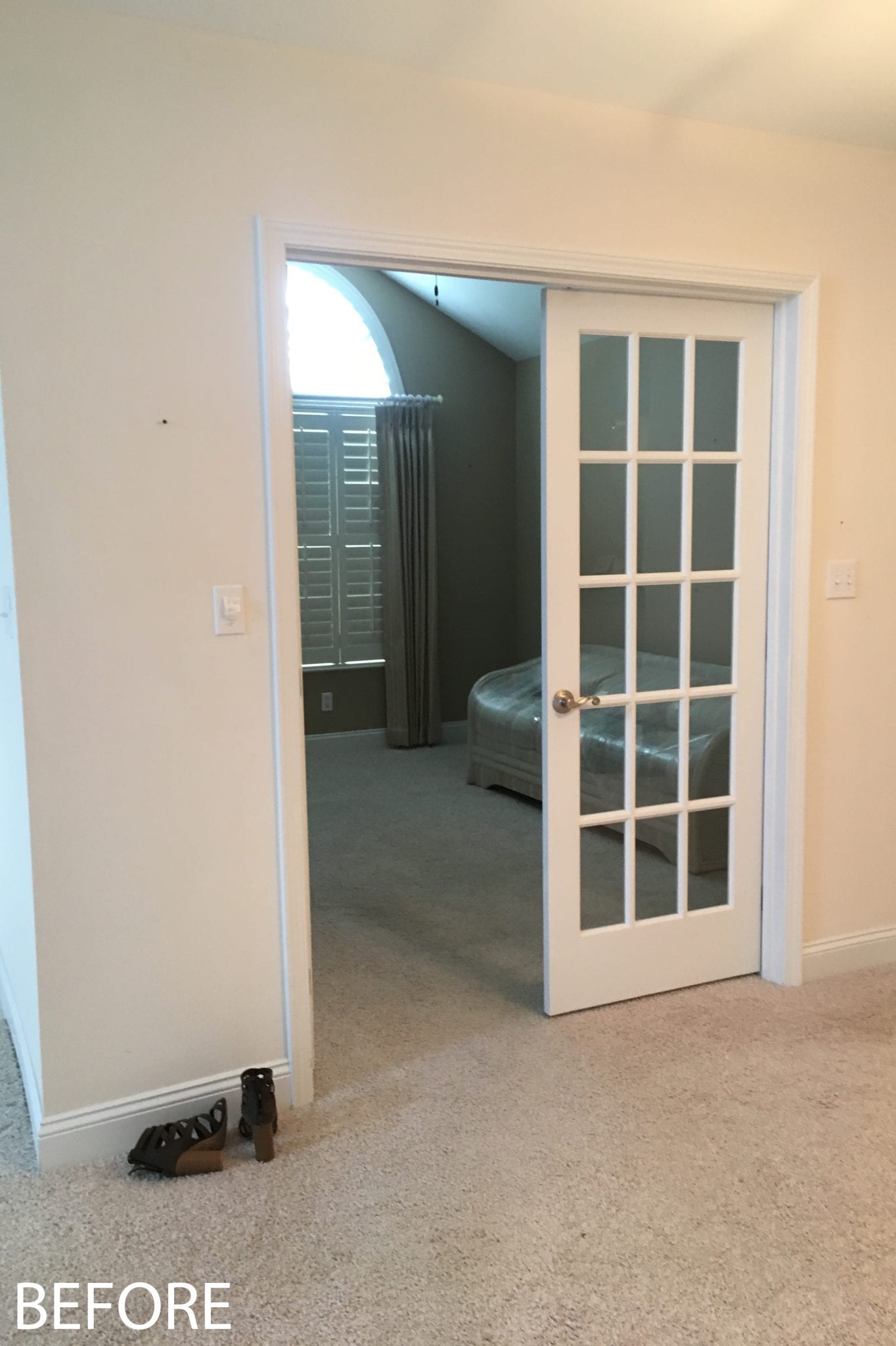white french doors